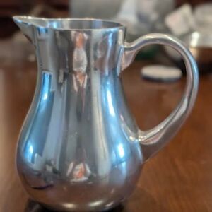 vintage silver-plated water cocktail pitcher 9”